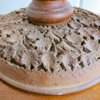 Teak Wood Lamp Light Base