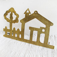 Brass Key Wall Rack