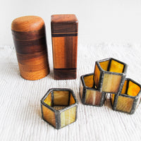 Stained Glass Hexagon Napkin Holders