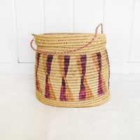 African Basket with Lid