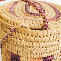 African Basket with Lid