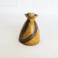 Ceramic Oil Jar with Cork Lid