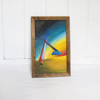 Painted Prism Wall Art on Wood