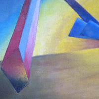 Painted Prism Wall Art on Wood