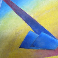 Painted Prism Wall Art on Wood