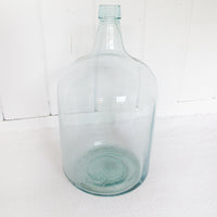 Hand Blown Blue Glass Demijohn Jug Jar