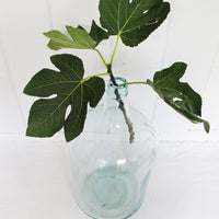 Hand Blown Blue Glass Demijohn Jug Jar