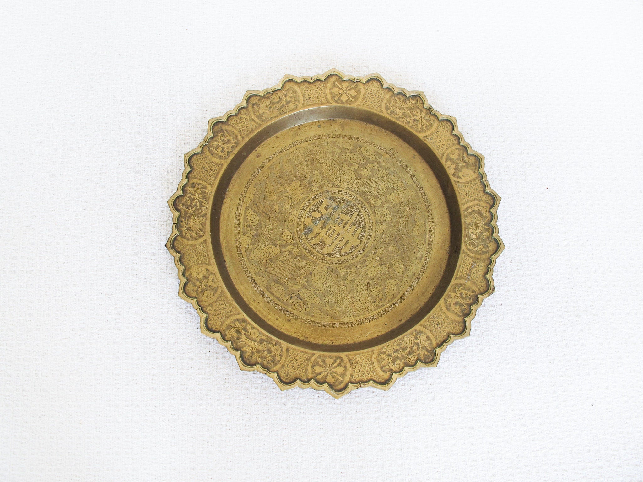 Brass Metal Serving Tray