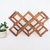 Sheesham Teak Rosewood Wine Rack
