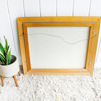 Poulette B.B. Haitian Jungle Painting Framed Wall Art 1992