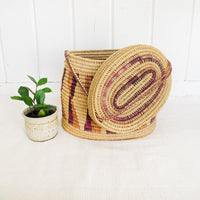African Basket with Lid