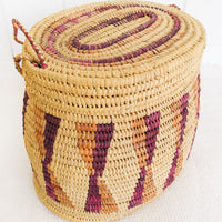 African Basket with Lid