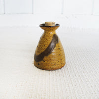 Ceramic Oil Jar with Cork Lid