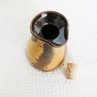 Ceramic Oil Jar with Cork Lid