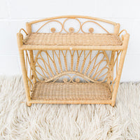 Wicker Shelf Wall Organizer Storage