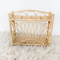 Wicker Shelf Wall Organizer Storage
