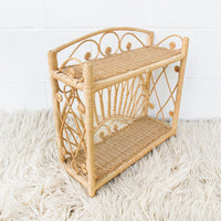 Wicker Shelf Wall Organizer Storage