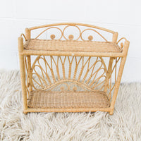 Wicker Shelf Wall Organizer Storage