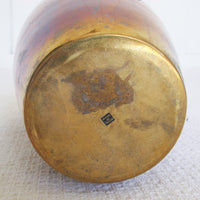 Brass Vase with Rope Detailing Made in India