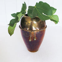Brass Vase with Rope Detailing Made in India