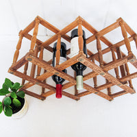 Sheesham Teak Rosewood Wine Rack