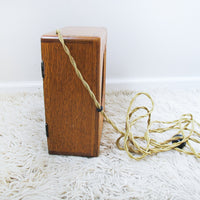 Telechron Electric Oak Framed Clock Made in the USA