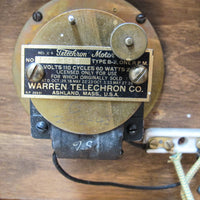 Telechron Electric Oak Framed Clock Made in the USA