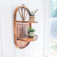 Bamboo Wall Shelf (2 Available and Sold Separately)