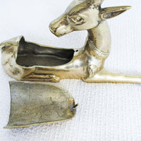 Gazelle Brass Box Statue Sculpture 1977 Chapman Style