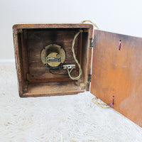 Telechron Electric Oak Framed Clock Made in the USA