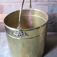 Large Vintage Midcentury Gold Brass Hollywood Regency Style Storage