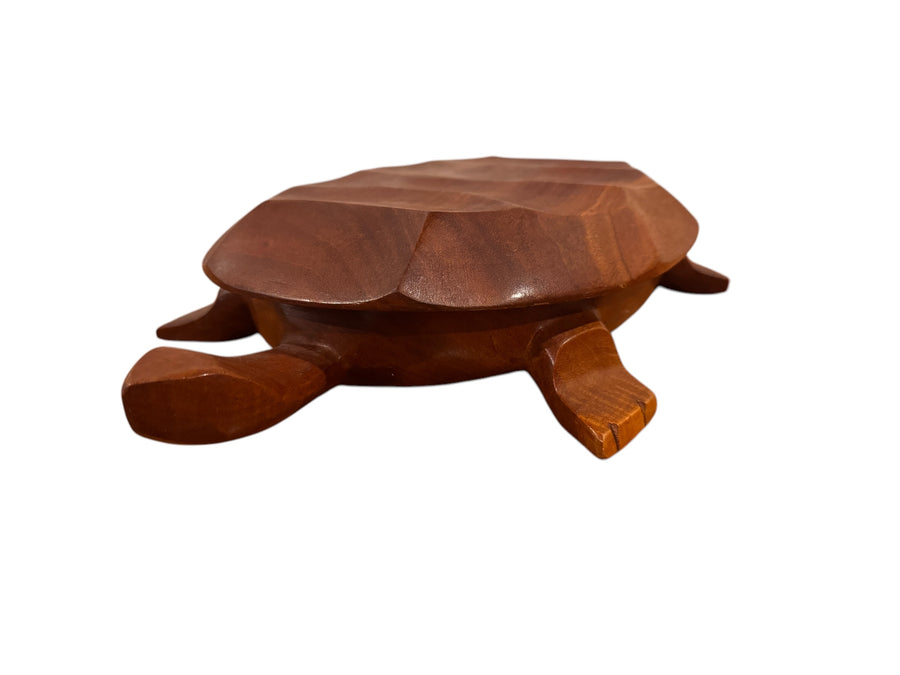 Vintage Wood Turtle Box