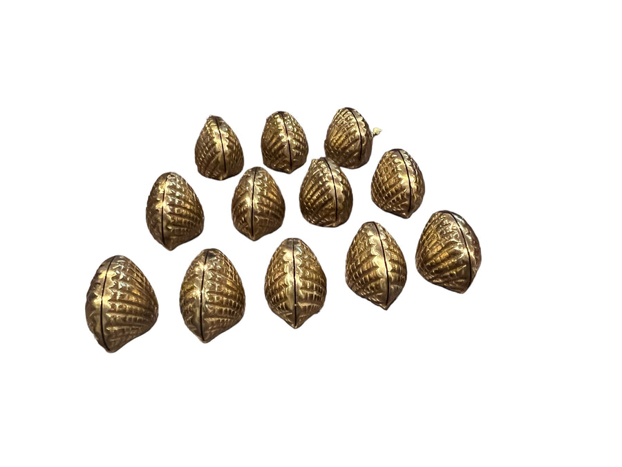 Brass Shell Table Place Holders Set of 12