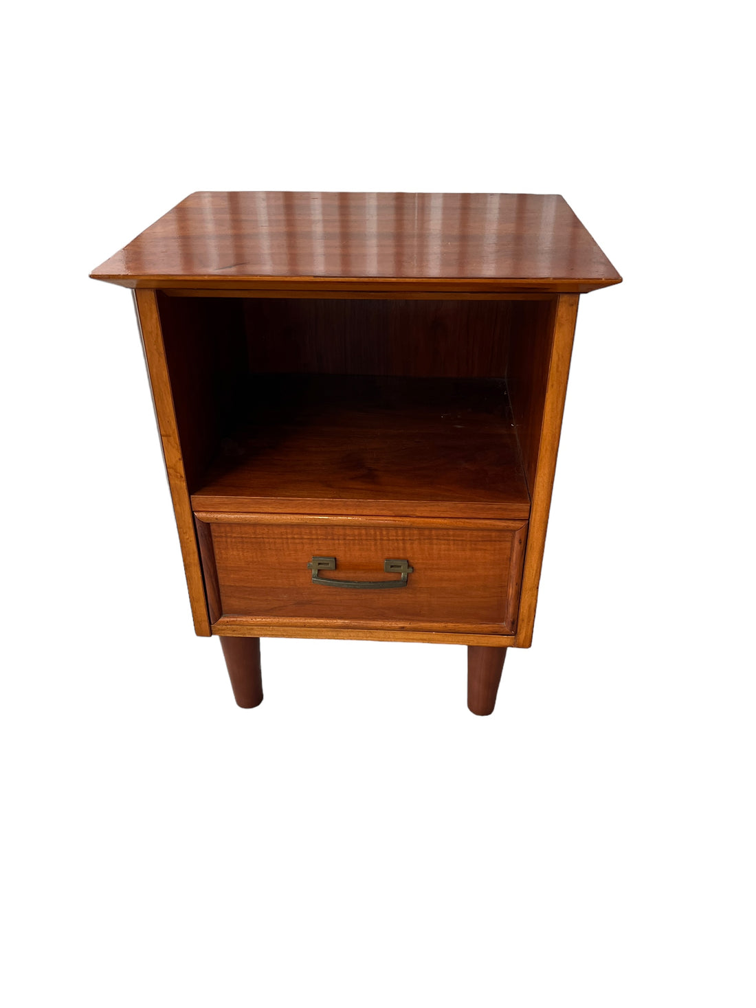 Midcentury Wood Bedside Table Nightstand