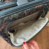 Pierre Cardin Floral Travel Carry-On vintage