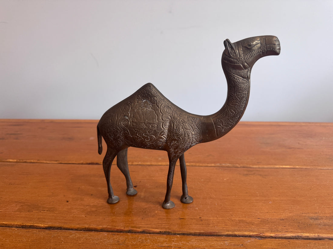 Etched Brass Camel Figures Vintage (Sold Separately)