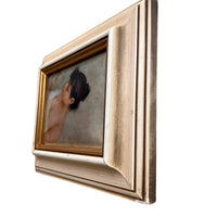 Framed European Print Portrait Nude