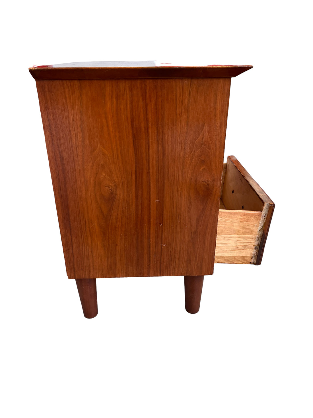 Midcentury Wood Bedside Table Nightstand