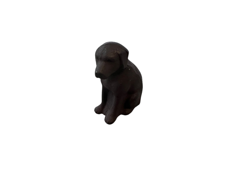 Solid Metal Dog Statue