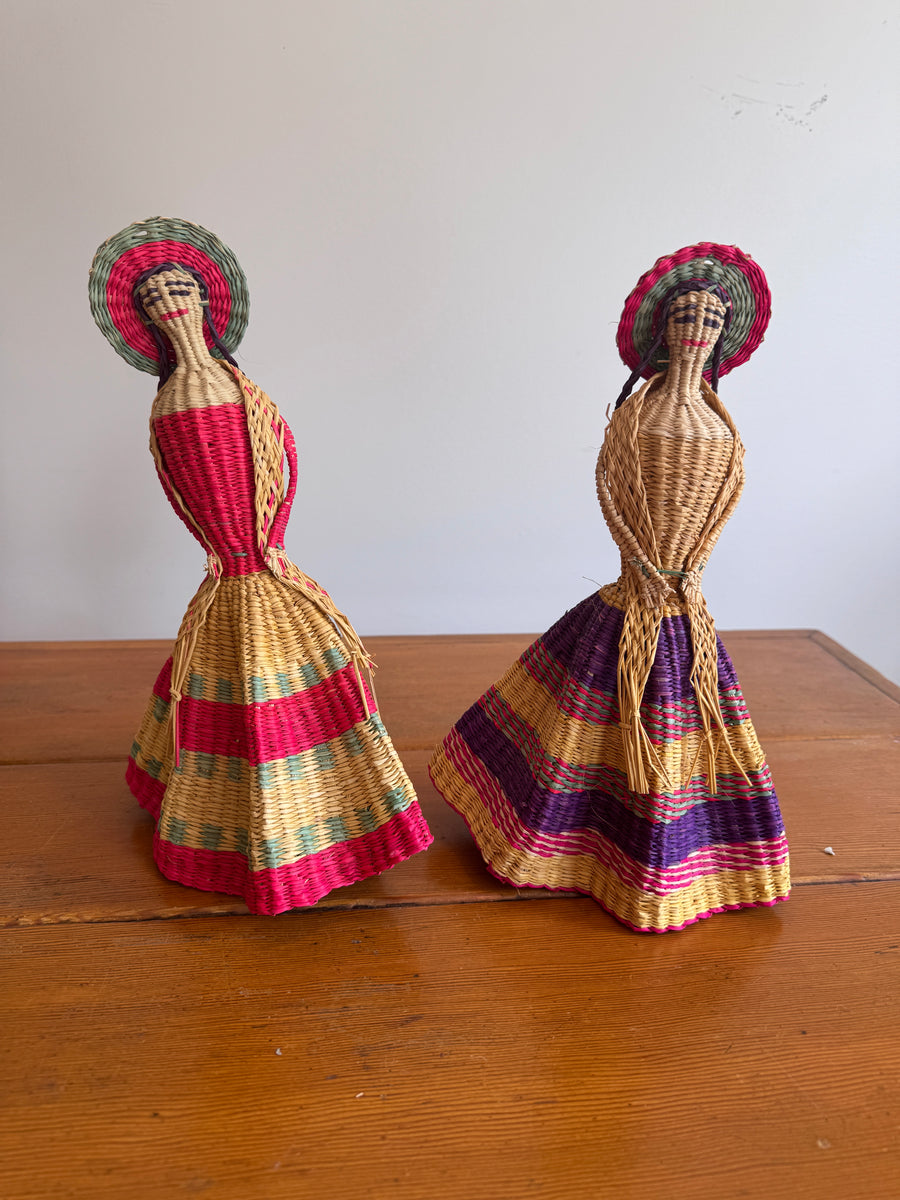 Woven Native Dolls Hand Made Toy