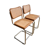 Italian Vintage Marcel Breuer Bar Stools - Made in Italy (set of 2)