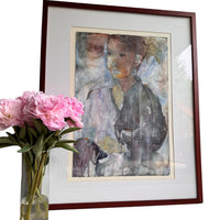 Watercolor Painting Portrait of a Woman - WA Local Artist