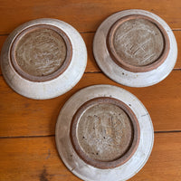 Ceramic Dinner Plates Studio Pottery Vintage 