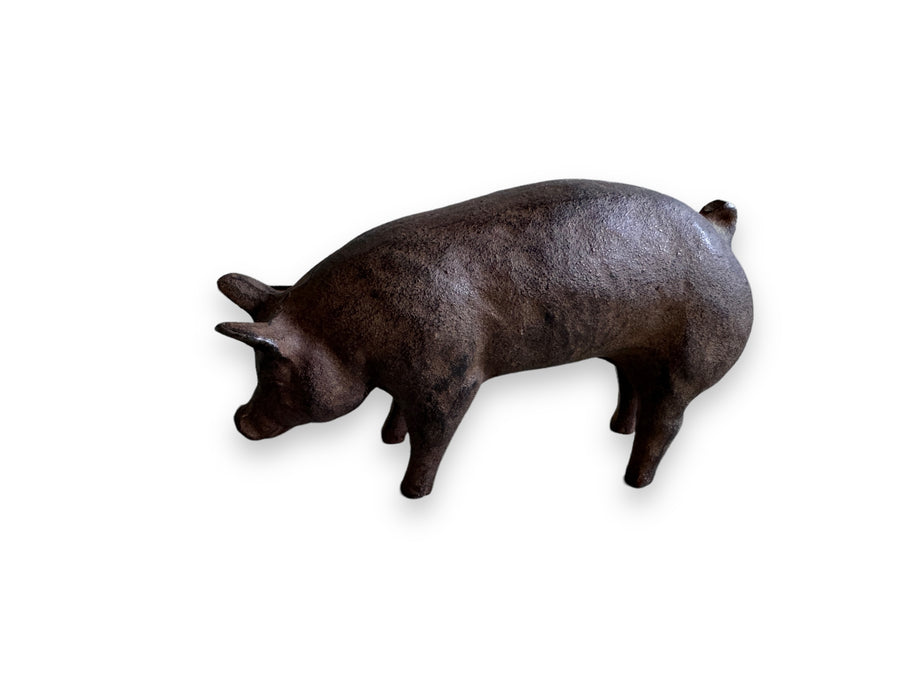 Iron Pig Door Stop