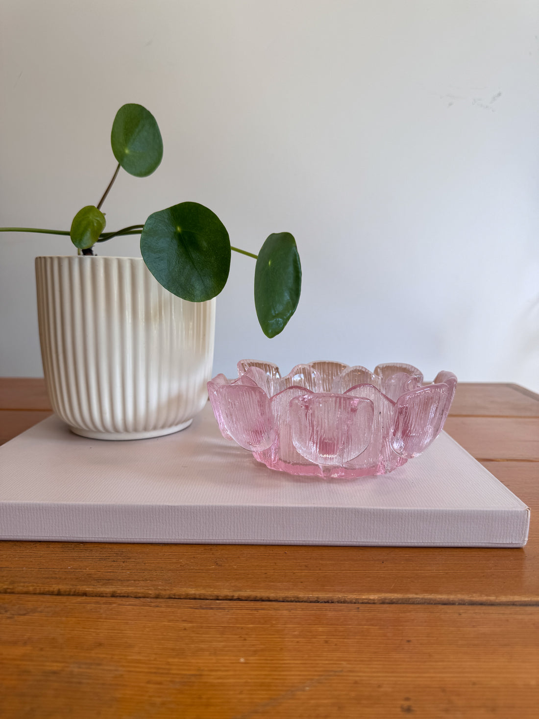 Viking Glass Pink Bowl