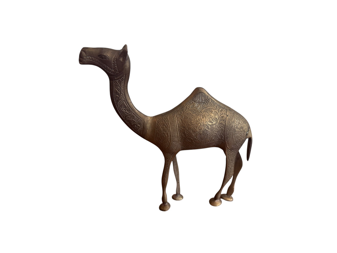 Etched Brass Camel Figures Vintage (Sold Separately)