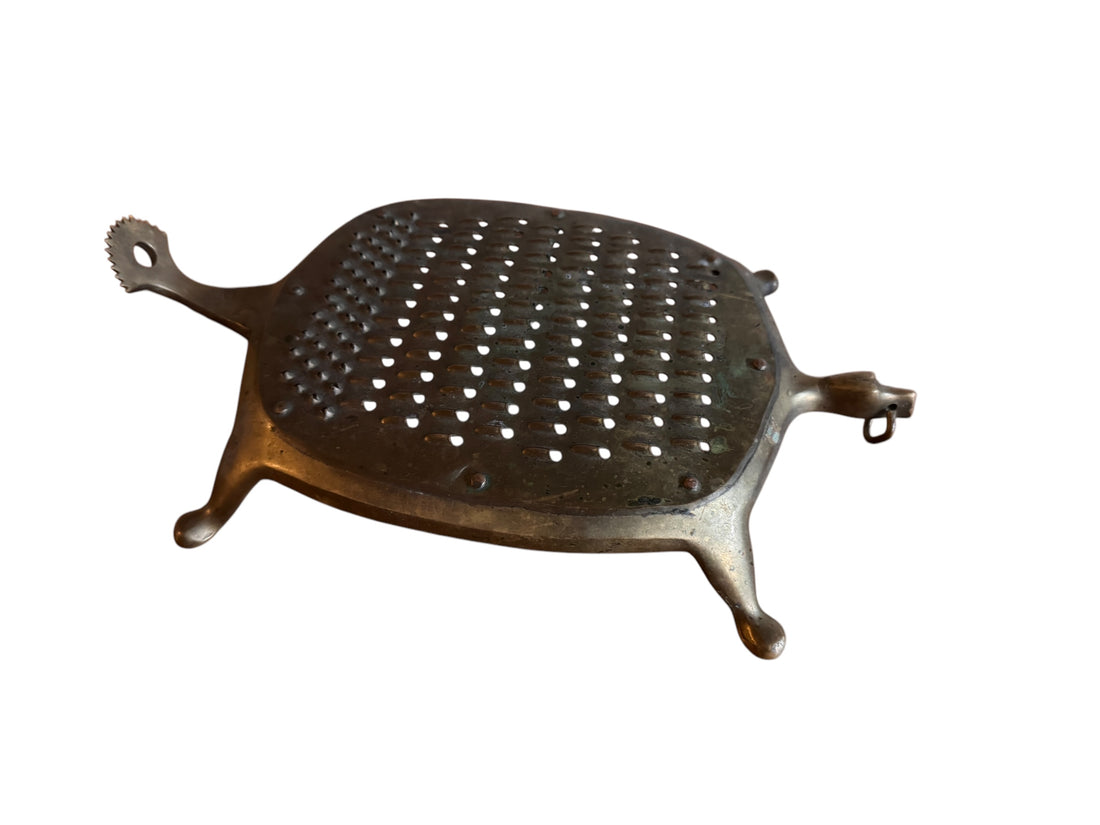 Brass Turtle Grater Kitchen Utensil Food Processor