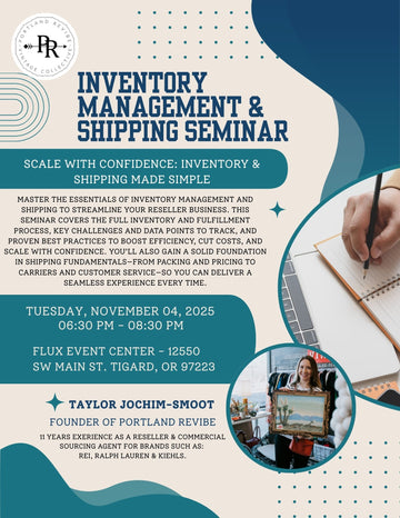 Reseller Inventory Management & Shipping Seminar