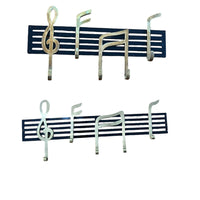 Music Note Wall Hooks Vintage Brass (Each Sold Separately)