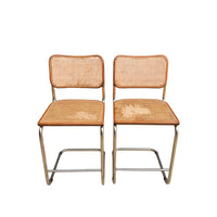 Italian Vintage Marcel Breuer Bar Stools - Made in Italy (set of 2)